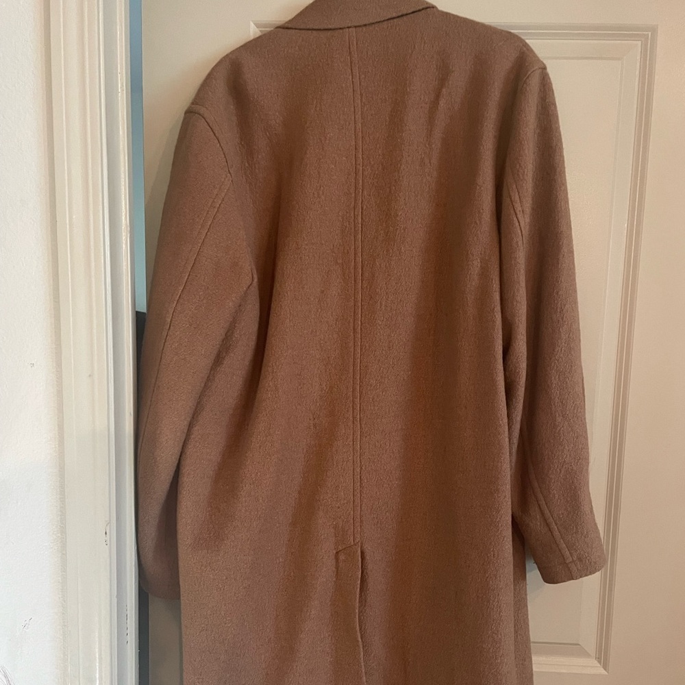Saturdays New York City -Morgan Overcoat Toasted Coconut EXCELLENT condition - Picture 5 of 6